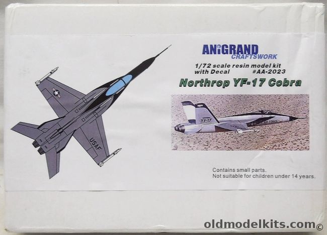 Anigrand 1/72 Northrop YF-17 Cobra - F-18 Prototype, AA2023 plastic model kit