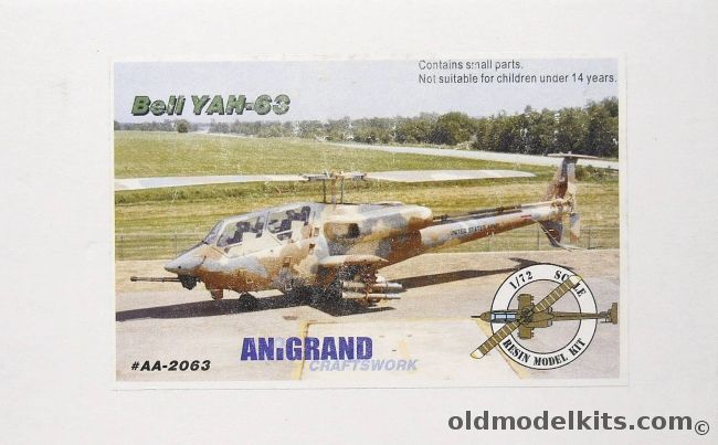 Anigrand 1/72 Bell YAH-63, AA2063 plastic model kit