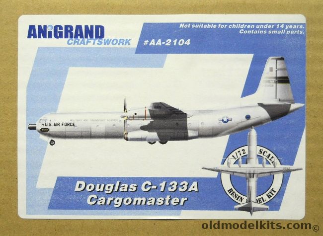 Anigrand 1/72 Douglas C-133A Cargomaster, AA2104 plastic model kit