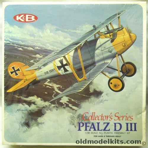 Aurora-KB 1/48 Pfalz D-III - Collectors Series Issue, 1109 plastic model kit