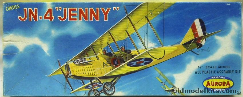 Aurora 1/48 Curtiss JN-4 Jenny, 114-98