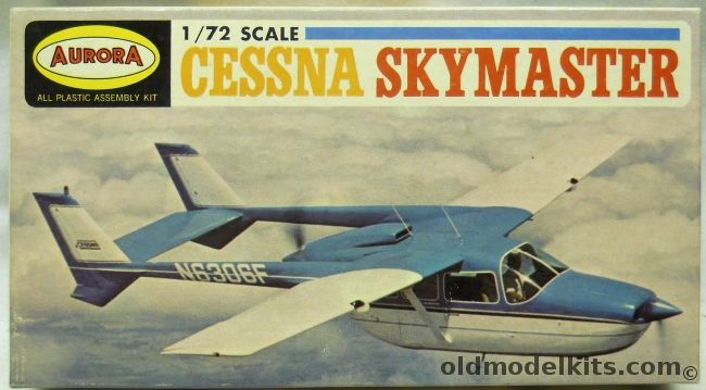 Aurora 1/72 Cessna Skymaster 337, 279-70 plastic model kit