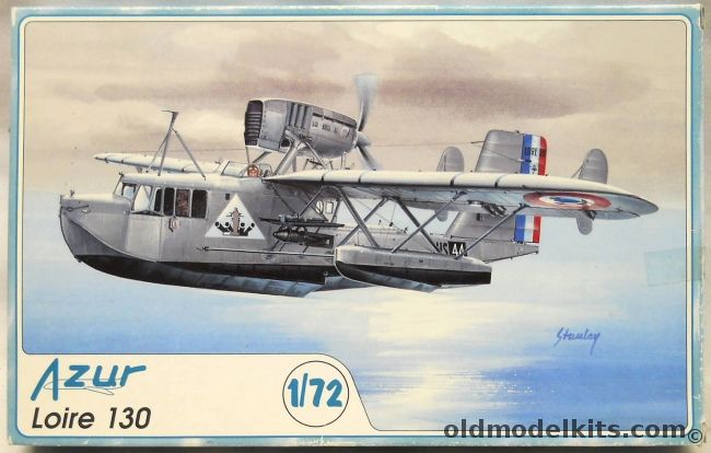 Azur 1/72 Loire 130 - French Air Force Esc HS4 On the Cruiser Gloire 1939 / Vichy France Esc 3HS On The Cruiser La Marsaillaise / Luftwaffe 1941, 004 plastic model kit