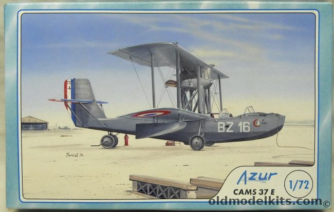 Azur 1/72 CAMS 37 E - French Tunisia 1937-1940 / Ile d' Oleron Bay of Biscay 1940 / Vichy Naval Air Force Saint Rafael France 1941-42, A086 plastic model kit