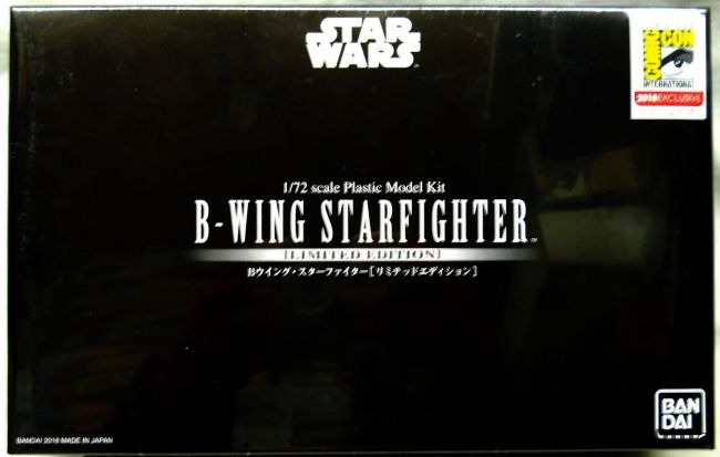 Bandai 1/72 Star Wars B-Wing Starfighter, 0225799 plastic model kit