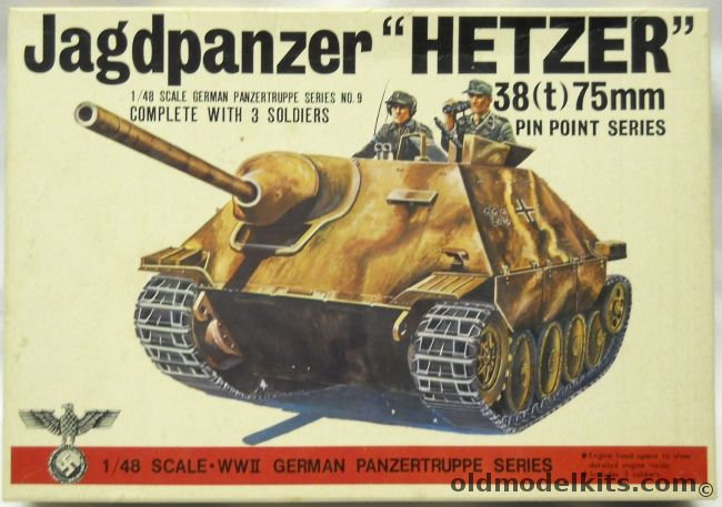 Bandai 1/48 Jagdpanzer Hetzer - 38(t) 75mm (Kfz 138) Pz Jag Wag 638/10 ...