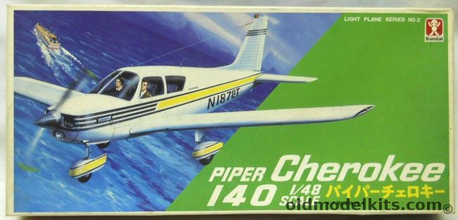 Bandai 1/48 Piper Cherokee 140, 8518-300 plastic model kit