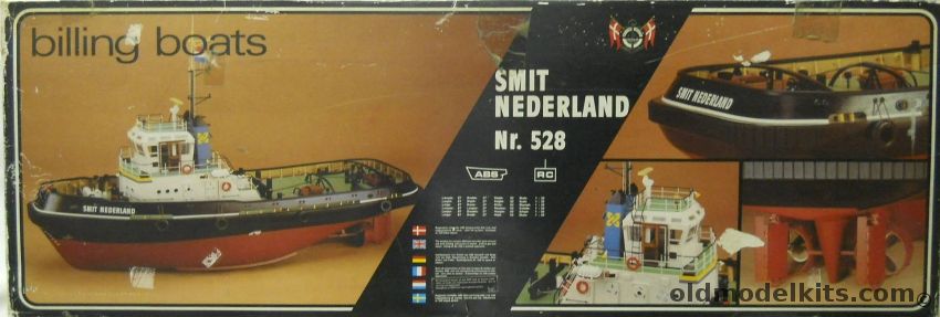 Billing Boats 1/33 Smit Nederland Tugboat  - Static or Radio Controlled, 528 plastic model kit