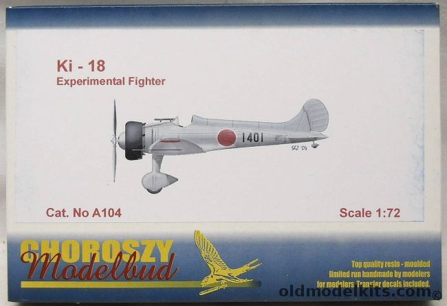 Choroszy 1/72 K-18 Experimental Fighter, A104 plastic model kit