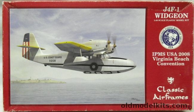 Classic Airframes 1/48 Grumman J4F-1 Widgeon - US Coast Guard Salem Air Station 1943 / USCG Brooklyn Air Station 1943 / San Francisco Air Station 1943 / Elizabeth City Air Station 1943 (J4F1), S001 plastic model kit