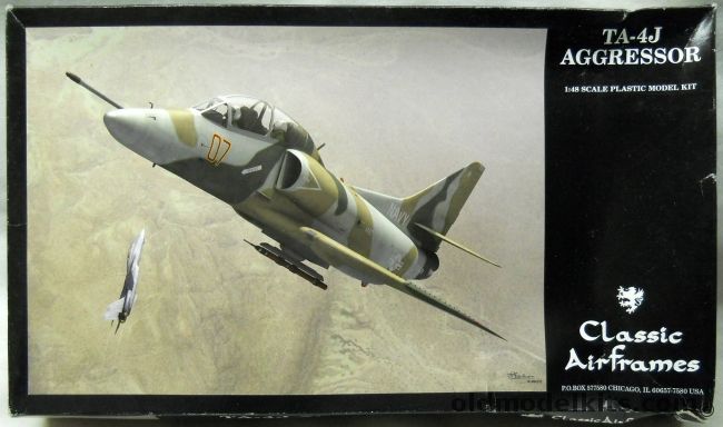 Classic Airframes 1/48 TA-4J Skyhawk Aggressor - US Navy VC-8 / VA-127 / VF-126 (two different aircraft), 4147 plastic model kit