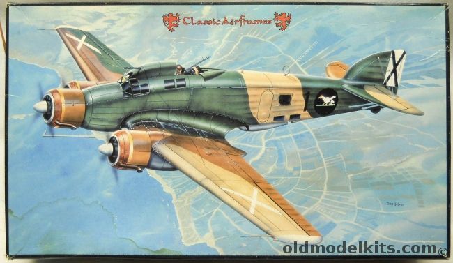 Classic Airframes 1/48 Savoia Marchetti S-79 Spanish Civil War - (SM-79), 452 plastic model kit