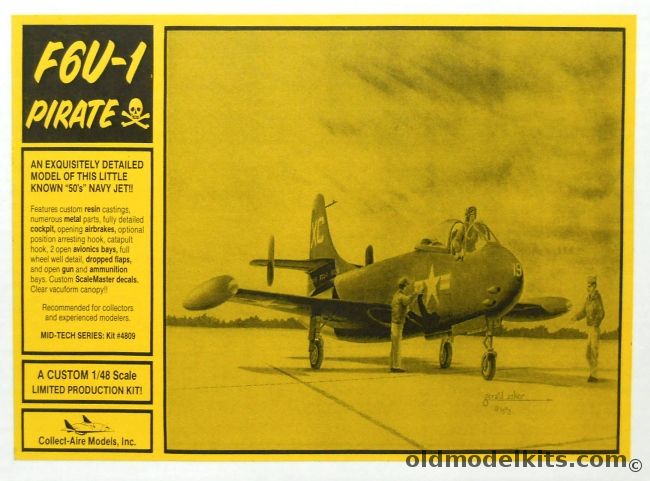 Collect-Aire 1/48 F6U-1 Pirate - (F6U1), 4809 plastic model kit