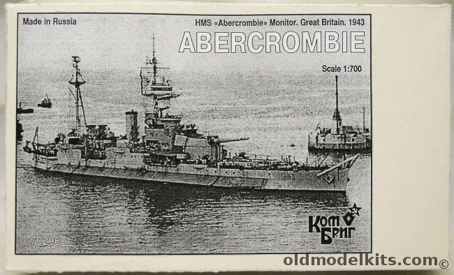 Combrig 1/700 HMS Abercrombie Monitor 1943, 70296 plastic model kit