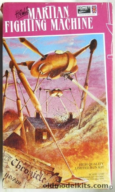 Comet Miniatures 1/100 H.G. Wells Martian Fighting Machine - War Of The Worlds, CM005 plastic model kit