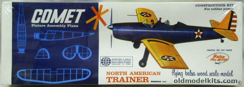 Comet North American NA-35 (Vega 35) - 17 1/8 inch Wingspan For Free ...