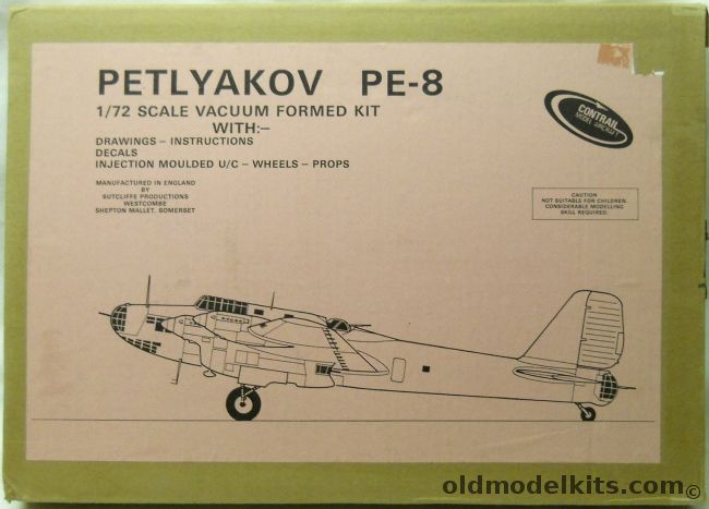 Contrail 1/72 Petlyakov PE-8 plastic model kit