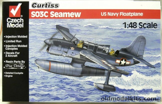 Czech Model 1/48 Curtiss SO3C Seamew, 4817 plastic model kit