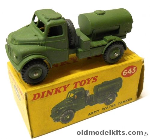 Dinky Toys Army Water Tanker, 643 plastic model kit