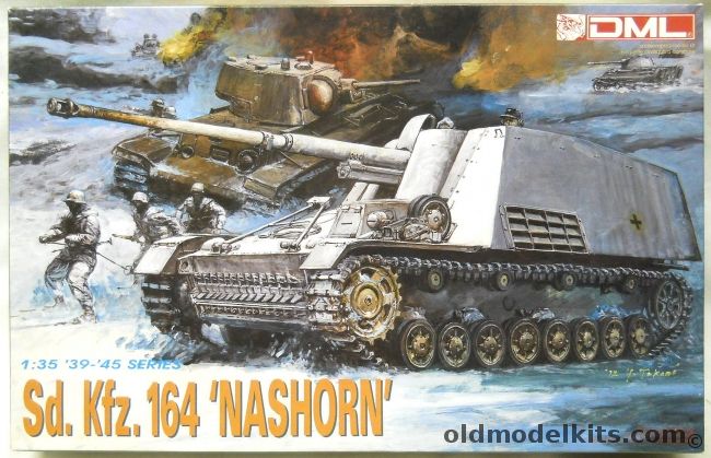 Dragon 1/35 Sd.Kfz.164 Nashorn, 6001 plastic model kit