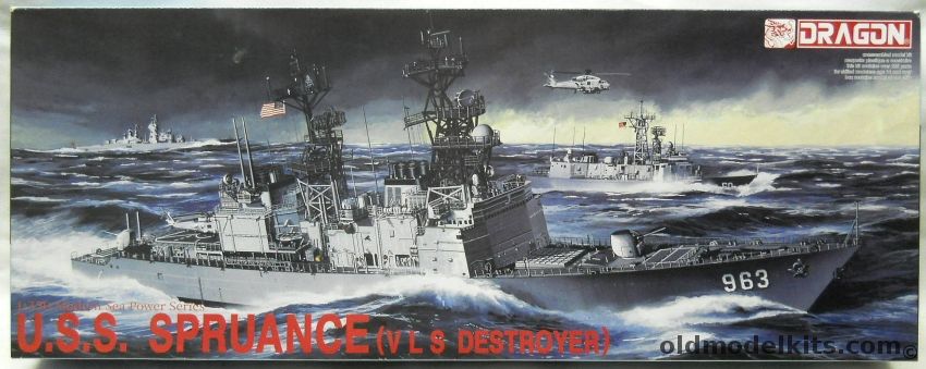 Dragon 1/350 USS Spruance DD963 VLS Destroyer - Or USS Elliot DD967 VLS ...