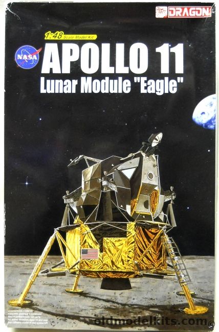 Dragon 1/48 Apollo 11 Lunar Module Eagle, 11008 plastic model kit