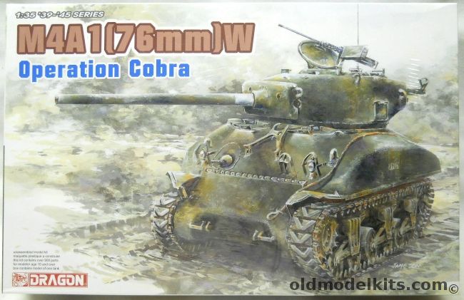 Dragon 1/35 M4A1 (76mm)W Sherman - Operation Cobra, 6083 plastic model kit
