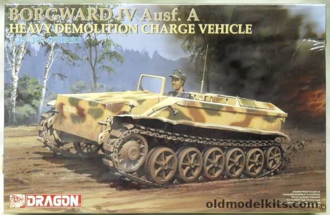 Dragon 1/35 Borgward IV Ausf. A Heavy Demolition Charge Vehicle, 6101 plastic model kit