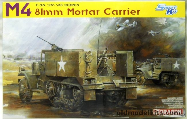 Dragon 1/35 M4 81mm Mortar Carrier - Smart Kit, 6361 plastic model kit