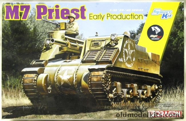 Dragon 1/35 M7 Priest Early Production - Smart Kit Issue With MagicTrack, 6817 plastic model kit