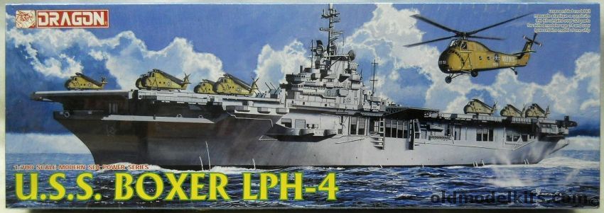 Dragon 1/700 USS Boxer LPH-4, 7070 plastic model kit