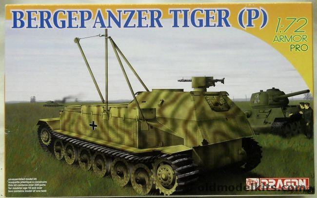 Dragon 1/72 Bergepanzer Tiger (P) - Armor Pro Issue, 7227