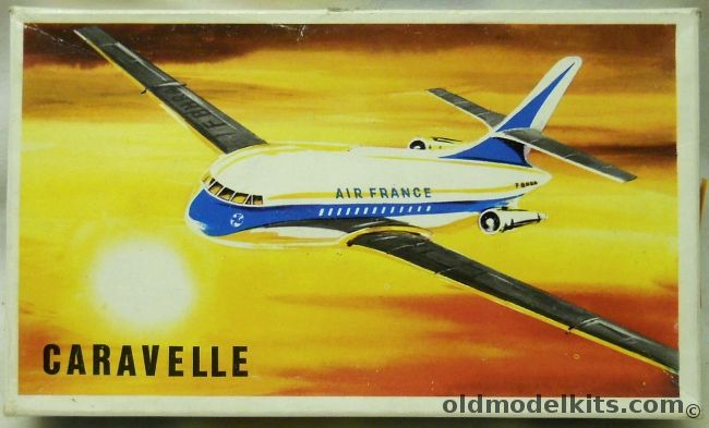 Dubena 1/230 Caravelle SE-210 Air France plastic model kit