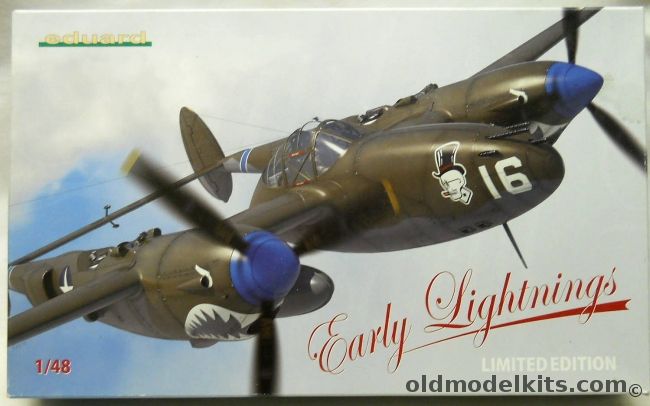Eduard 1/48 Early Lightnings P-38 Limited Edition - P-38 F/G/H Options, 1174 plastic model kit