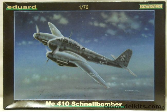 Eduard 1/72 Me-410 Schnellbomber - Profipack - 1/KG 51 Edelweiss France ...