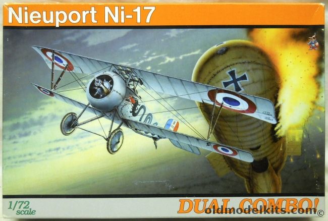 Eduard 1/72 Nieuport Ni-17 Dual Combo, 7071 plastic model kit