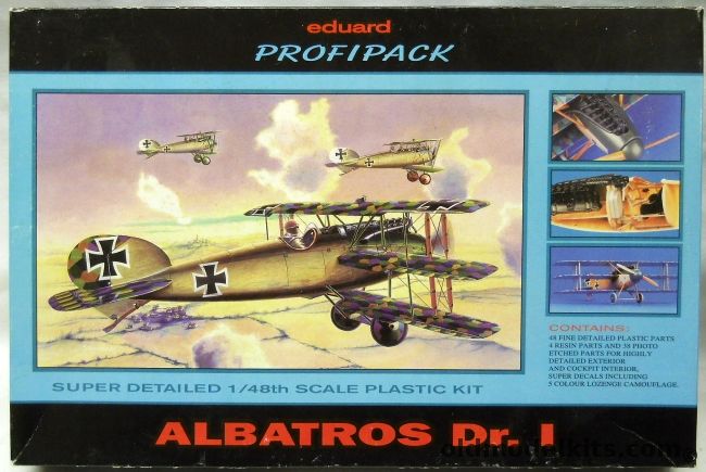 Eduard 1/48 Albatros DR-1 Profipack - With Super Scale Decals - (DR.1 ...