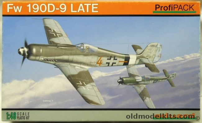 Eduard 1/48 Focke-Wulf FW-190 D-9 Late Profipack - (Fw190D9), 8189 plastic model kit