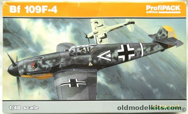 Eduard 1/48 Bf-109 F-4 Profipack - (Bf109F-4), 82114 plastic model kit