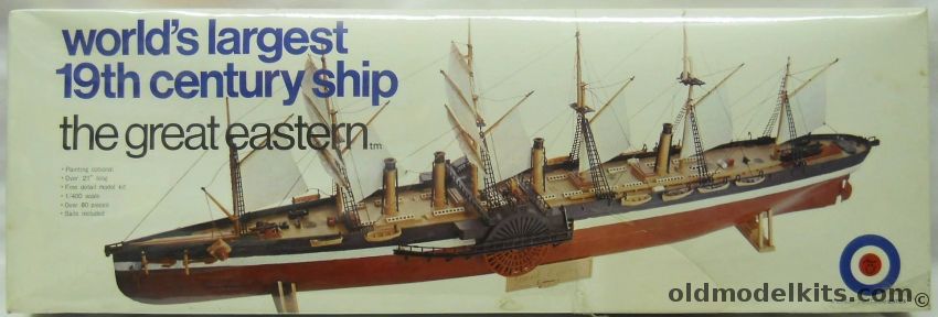 Entex 1/400 The Great Eastern Steamship - (ex Revell), 8478 plastic model kit