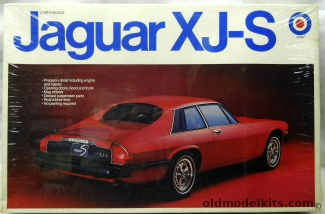 Entex 1/16 Jaguar XJ-S V-12 Coupe - (ex Bandai), 9047 plastic model kit