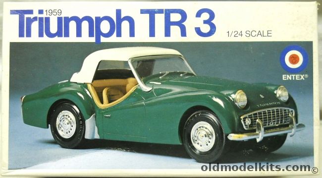 Entex 1/24 1959 Triumph TR3, 9112 plastic model kit