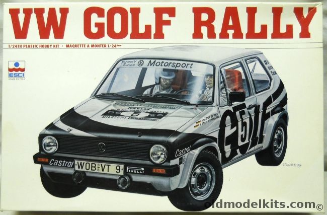 ESCI 1/24 VW Golf Rally - Volkswagen, 3008 plastic model kit