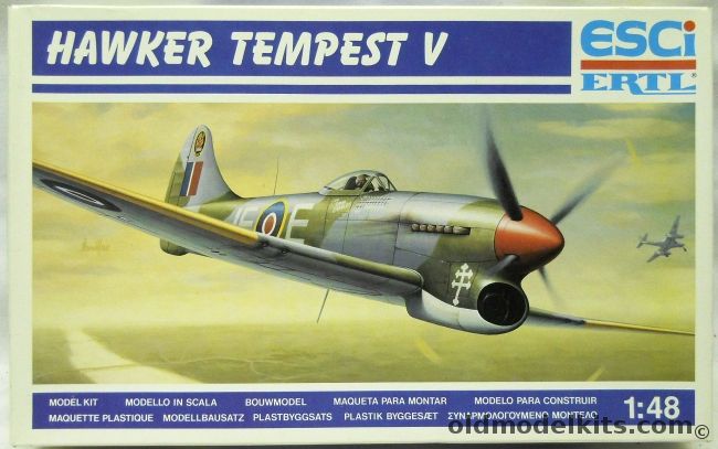 ESCI 1/48 Hawker Tempest V - RAF 3 Sq 122 Wing Pierre Clostermann 1945 ...