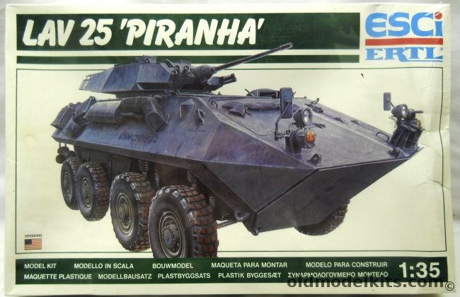 ESCI 1/35 LAV 25 Piranha - US Marines, 5033 plastic model kit