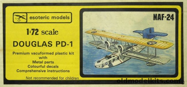 Esoteric 1/72 Douglas PD-1, NAF-24 plastic model kit