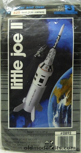 Estes 1/100 Little Joe II - Static or Flying Model Rocket - Bagged, 0892