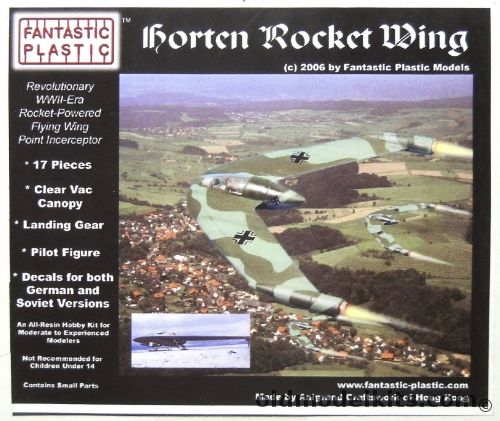 Fantastic Plastic 1/144 Horten Rocket Wing plastic model kit