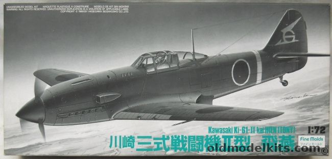 Fine Molds 1/72 Kawasaki Ki-61-II kai Hien Tony - (Ki-61), FP1 plastic model kit