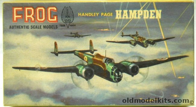 Frog 1/99 Handley Page Hampden, 397P plastic model kit